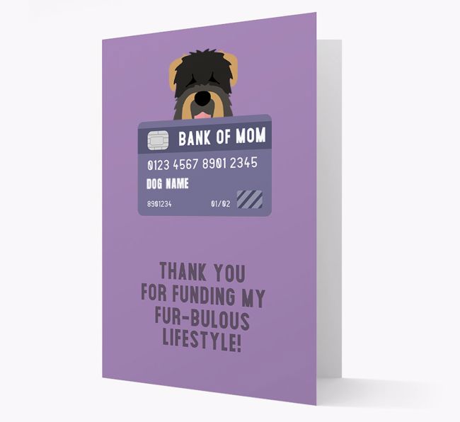 'Bank of Mom' - Personalised {breedFullName} Card